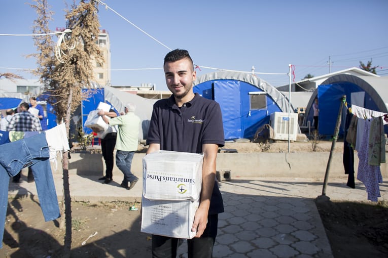 Many of our local staff have themselves been displaced by ISIS. They are now serving others in the Name of Christ.