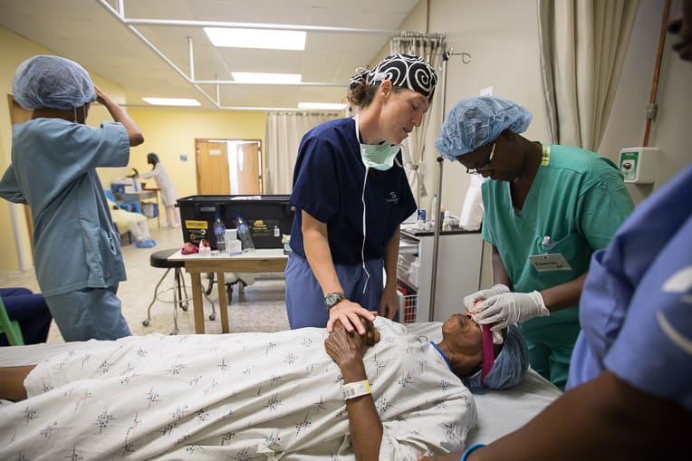 Our medical team operated on 84 patients in Liberia.