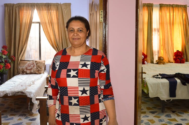 Doreena* was widowed when terrorists killed her husband because he was a Christian. Samaritan’s Purse helped rebuild her home, and Doreena chose a sparkling pink for the wall color.