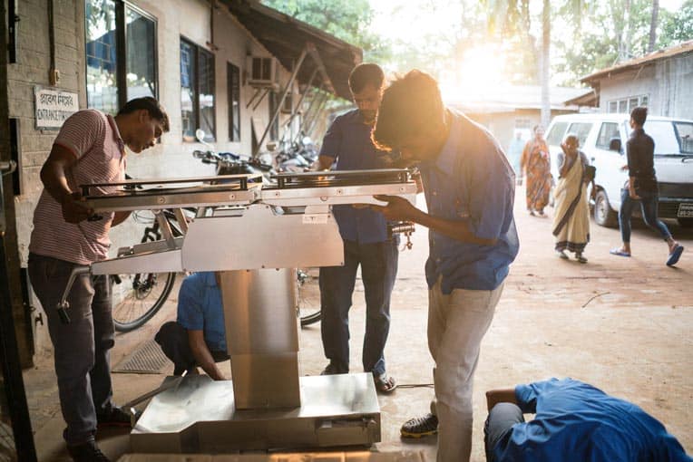Samaritan's Purse has provided equipment such as this operating table for the hospital.