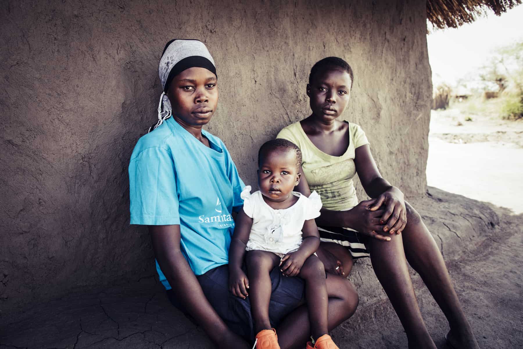 War and famine in South Sudan have forced families to seek refuge in Uganda.