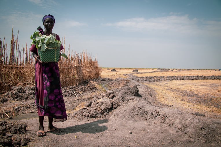 Through the Samaritan's Purse livelihoods programs, Martha has learned how to provide healthy food for her family and can also sell her vegetables in the local market for income.
