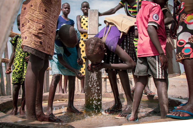 Over 12,500 people benefit from water points in this very remote area where our water, sanitation, and hygiene (WASH) team drilled 28 new boreholes last year.