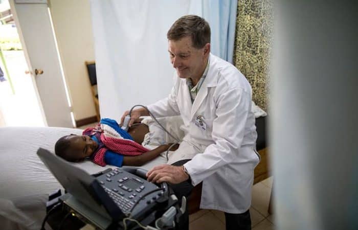 Dr. Read Vaughan is a radiologist serving at Tenwek Hospital in Kenya through World Medical Mission. Every year we send out more than 600 volunteer Christian medical personnel to more than 40 mission hospitals around the world.