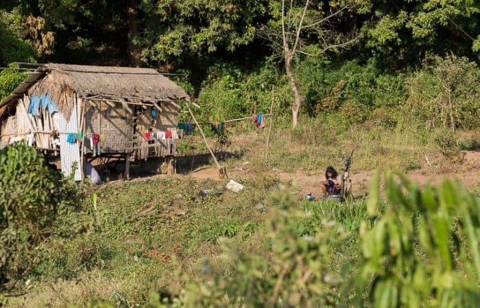 The Iraya tribe village is remote and impoverished.