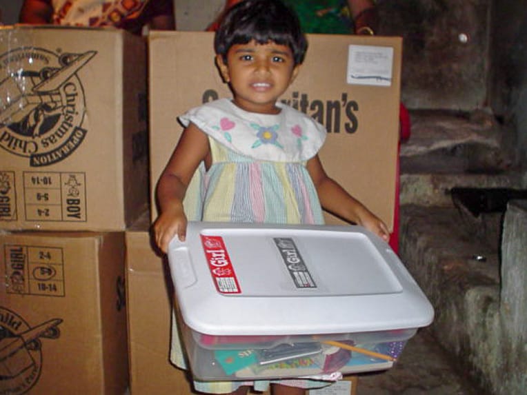 When Giftlin received her shoebox gift in South Asia at age 3, it taught her about God’s love.