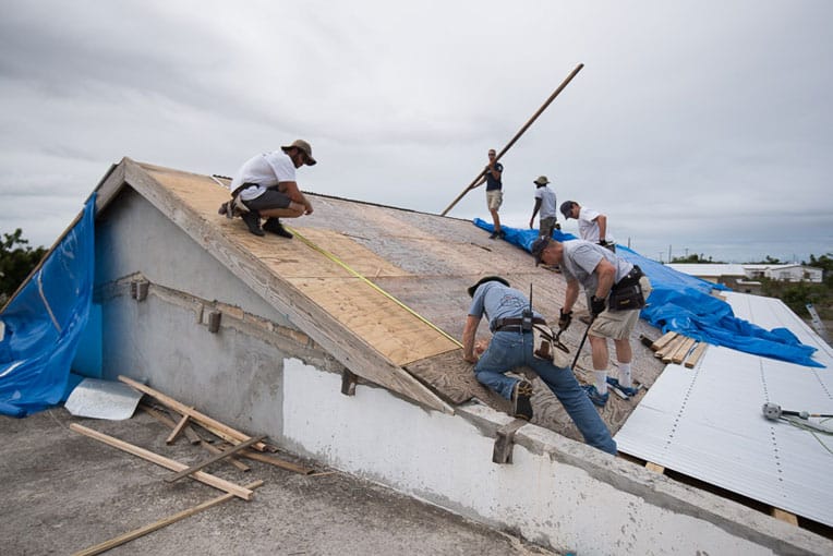 Following our relief work in the Caribbean, Samaritan's Purse teams also helped homeowners in the islands rebuild or repair their homes.