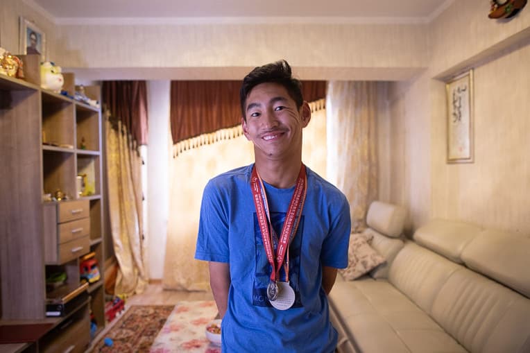 Sampil never dreamed that he’d become an Special Olympic medalist.