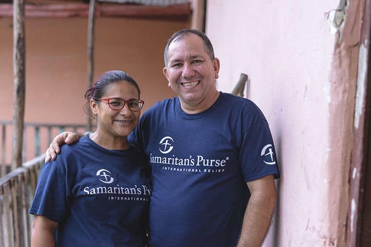 Pastor Jesus Paez and his daughter Viviana are at the shelter serving migrants from Venezuela on a daily basis.