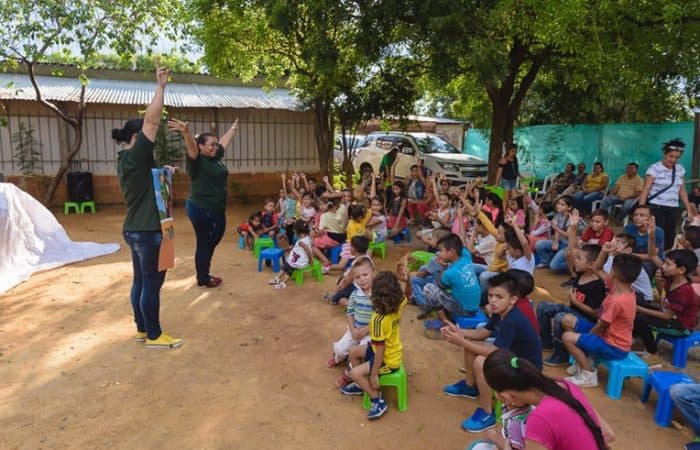 An Operation Christmas Child event in Cúcuta, Colombia, this October began with lots of fun songs and transitioned to an engaging Gospel presentation.