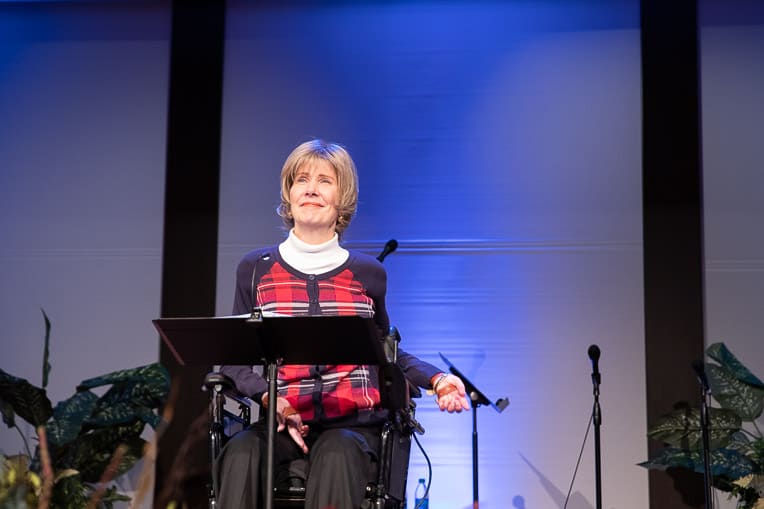 Joni Eareckson Tada injured her spinal cord more than 50 years ago, yet she continues to serve God and to share the hope of the Gospel with people who are suffering.