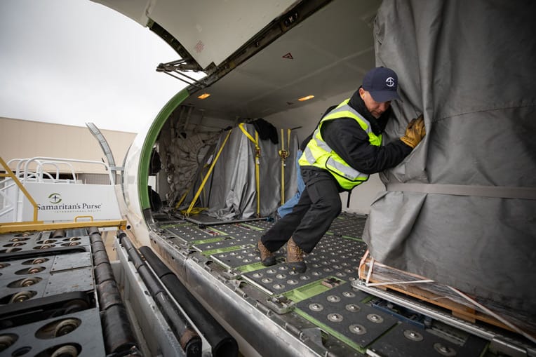 Samaritan's Purse is sending another planeload of relief supplies to Saipan aboard our DC-8 aircraft.