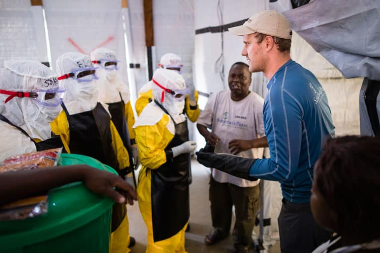 In 2018 we responded to an Ebola outbreak in Democratic Republic of Congo.