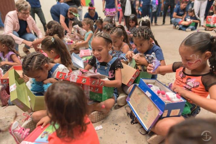 God is using shoeboxes to bring great joy and the Good News of Jesus to the children around the world.
