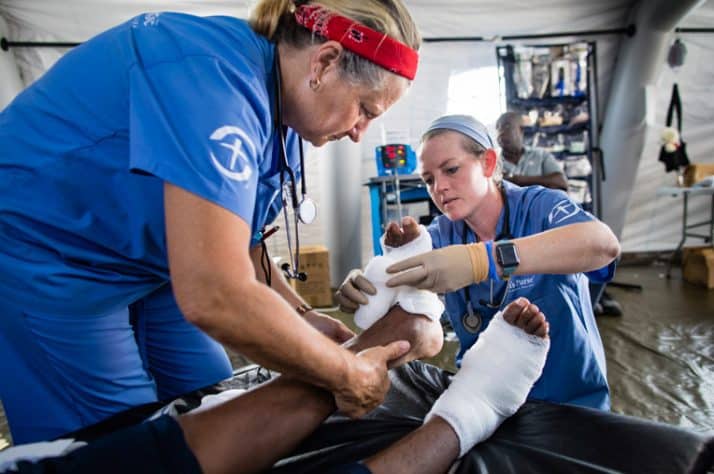 The Samaritan's Purse medical team offers patients high-quality treatment with Christian compassion
