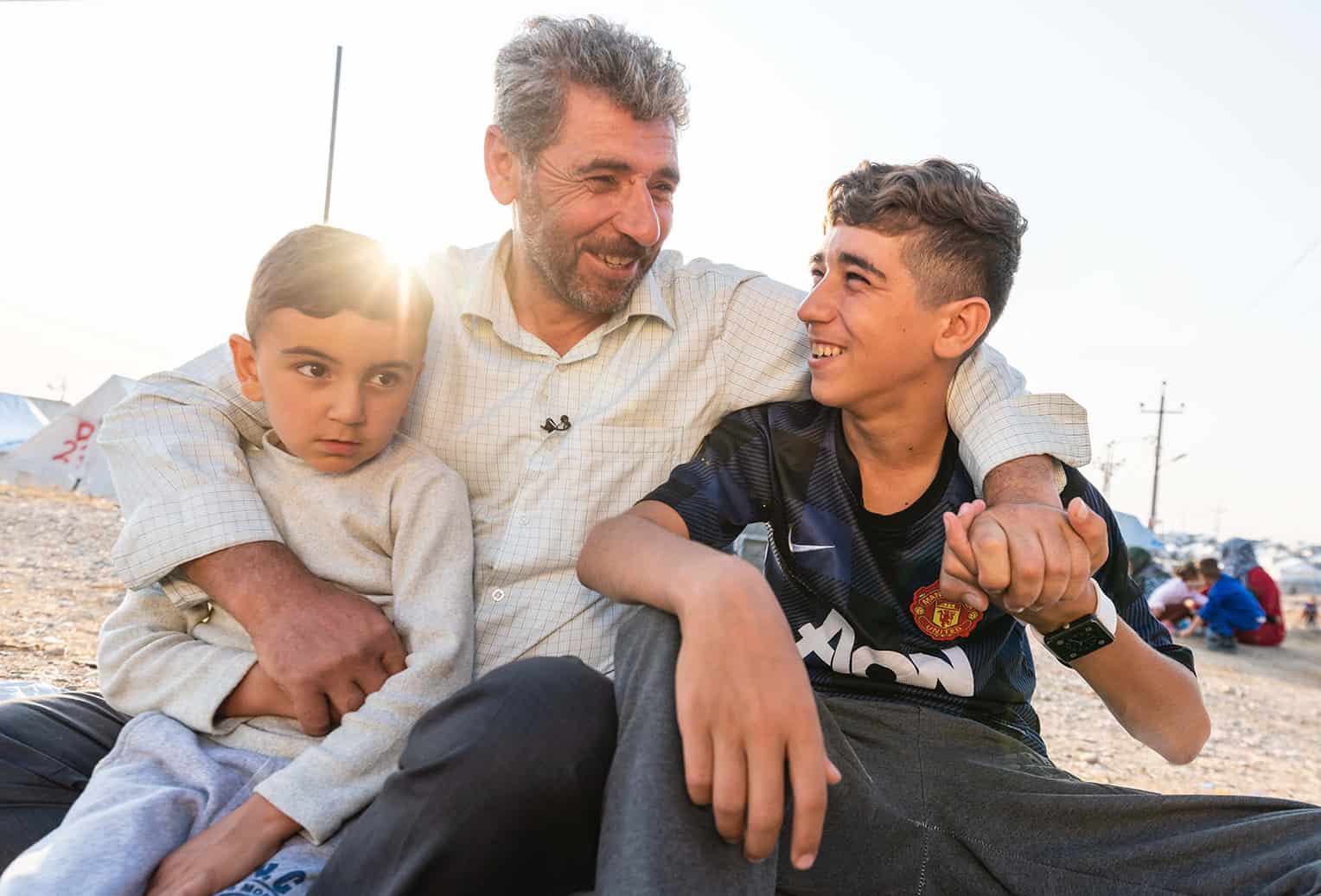 This Syrian family is thankful to have reached the relative safety of northern Iraq.