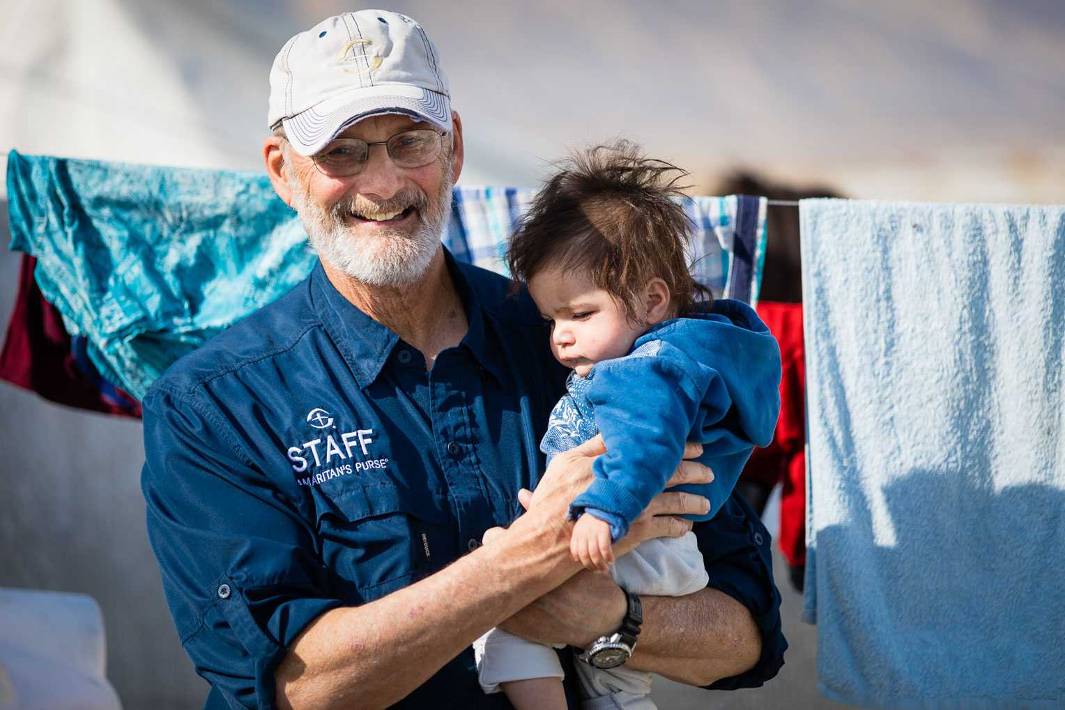 Samaritan's Purse disaster response specialists are caring for refugees in Bardarash camp in Jesus' Name.