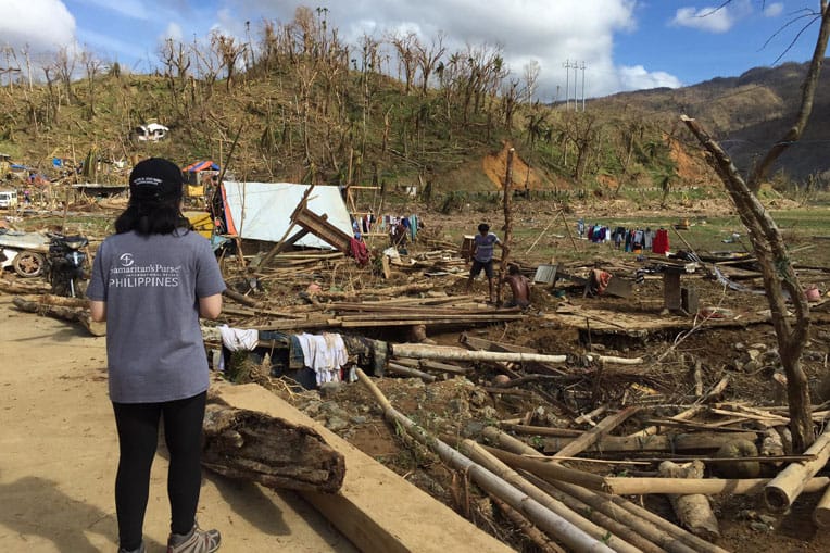 Thousands of homes were destroyed in the Philippines.