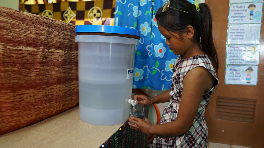 Samaritan's Purse is working around the world in Jesus' Name to give communities clean water.