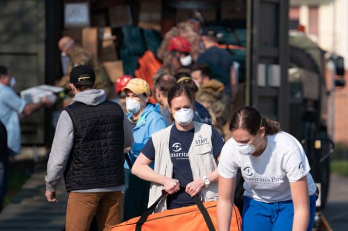 We praise God for the disaster and medical specialists serving during this crisis.
