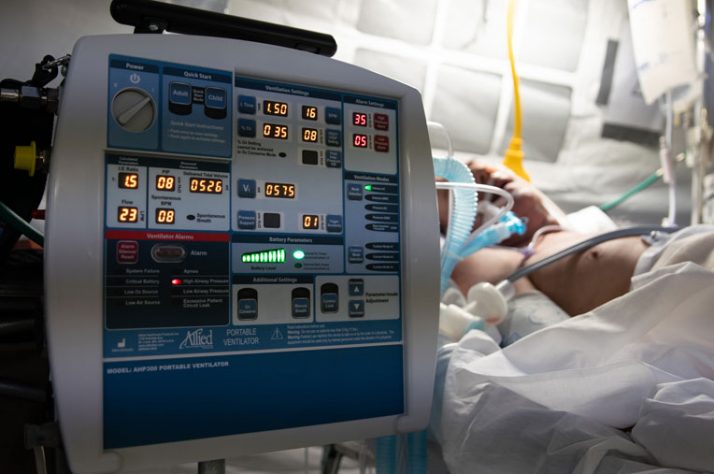Many elderly patients end up on ventilators, which have been in short supply since the coronavirus pandemic became so widespread.