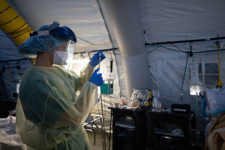 Our medical team worked around the clock to care for coronavirus patients in Italy.