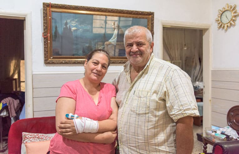 Amal and Dasia are among the beneficiaries who received emergency relief items.