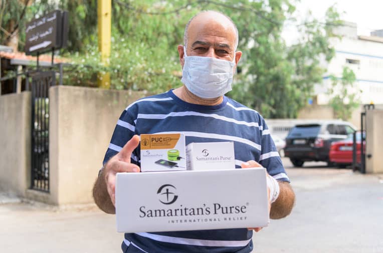 Abdul was trapped underneath his front door after the explosion. He is thankful to God for saving his life.