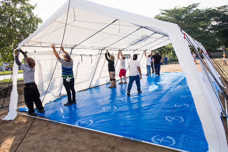 Through our Emergency Field Hospital, our team can treat up to 100 patients per day in hurricane-battered Honduras.