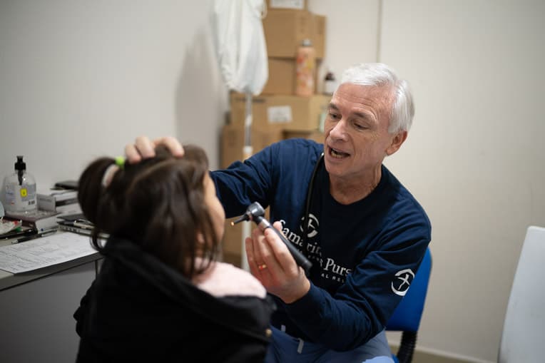Dr. Paul Freel is among our medical team that has already cared for nearly 800 patients.
