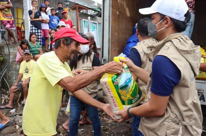 Our teams are distributing emergency food in the aftermath of Super Typhoon Rai.