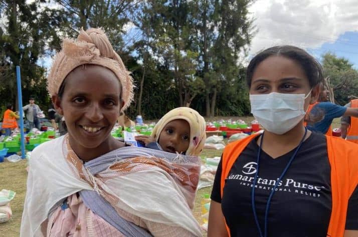 Simret is grateful for help from Samaritan's Purse and is hopeful for peace and to be reunited with her family.