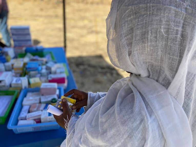 Women fleeing with children have been in desperate need of medical care for their little ones.