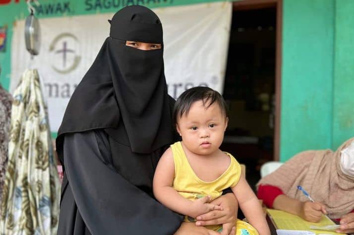 Nilma received important nutrition and health information from Samaritan's Purse that is helping her to better care for her son.