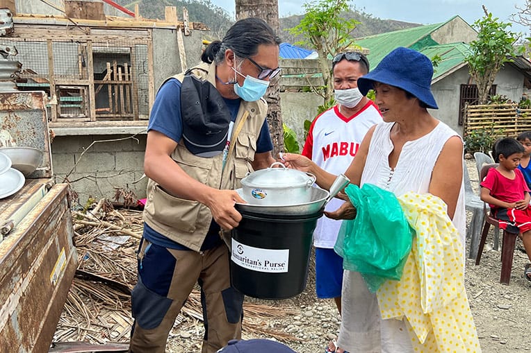Our teams are distributing aid in hard-hit island communities.