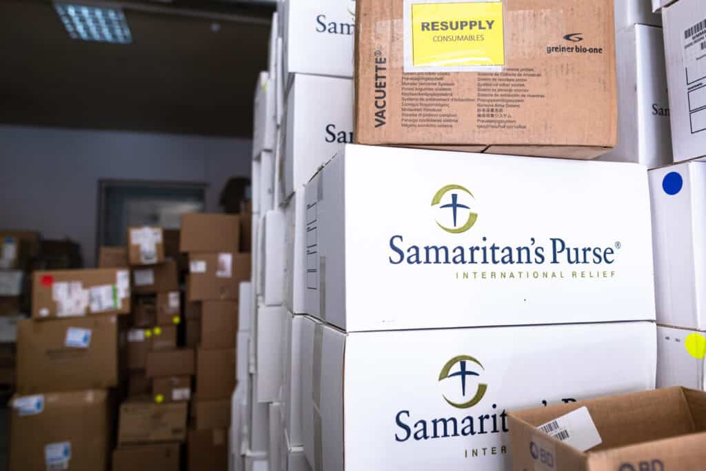 Samaritan's Purse is airlifiting essential medical supplies each week to Ukraine in an effort to relieve the burden experienced by the local healthcare system.