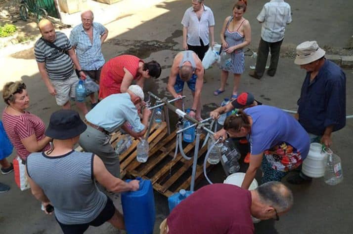 Ukrainians are grateful for the fresh water supply Samaritan’s Purse is bringing to their communities.