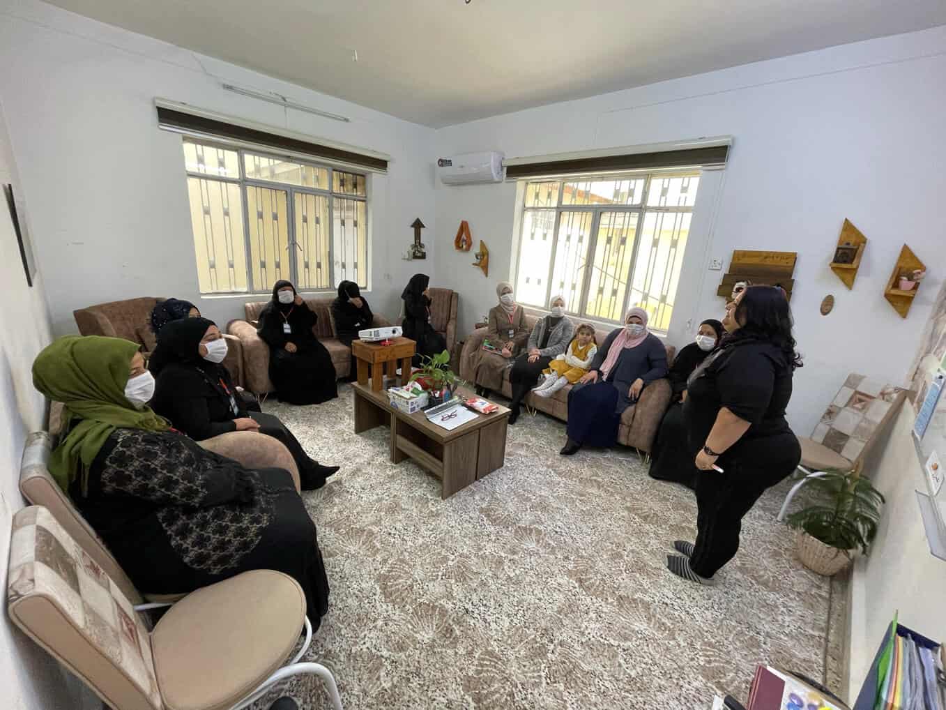 In the women’s trauma recovery classes, Fada teaches about God’s love.