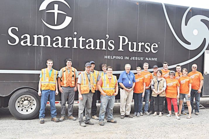 Volunteers from organizations such as Samaritan’s Purse, Christian Ministries and Bill Graham Rapid Response Relief, are in Williams Lake to help provide support for wildfire victims and volunteers. The teams are being hosted by the Calvary Church with support from other local churches.