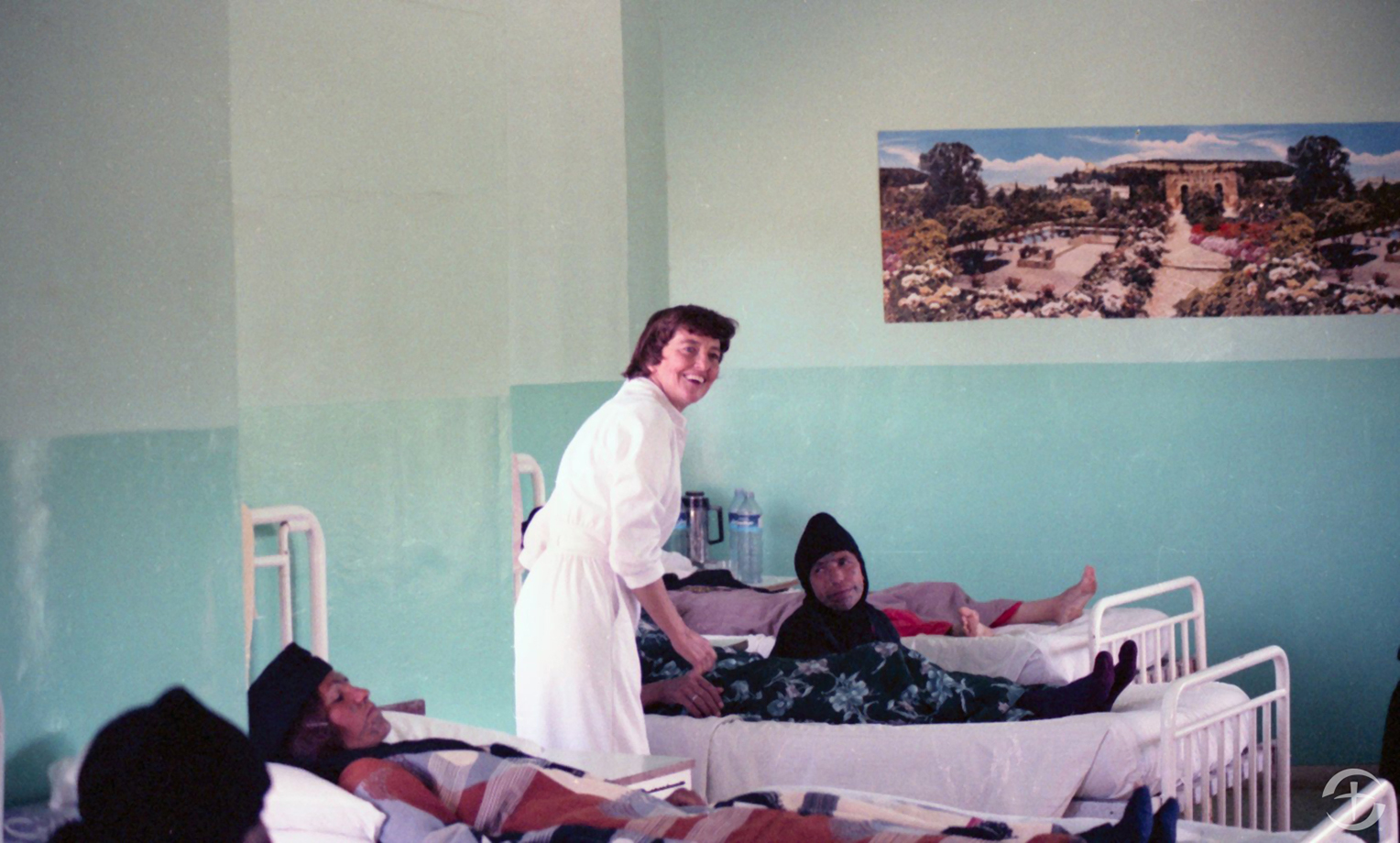 Aileen Coleman ministering in Jordan.