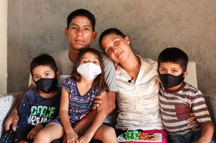 Adriana and Anthony received help for their family from Samaritan's Purse after they migrated from Venezuela to Colombia.