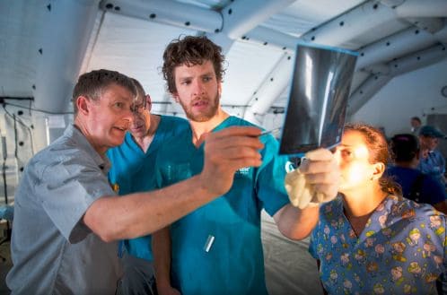 Canadian Ian MacKay was also deployed to Ecuador to help staff the field hospital.