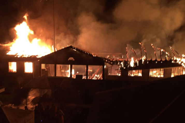 Fire destroyed part of Tenwek Hospital on Friday, Feb. 9.