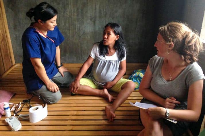 LOVING CARE: Each year, midwives from the Abundant Grace of God Maternity Center provide prenatal, delivery, and postpartum care for 500 mothers in remote areas of the northern Philippines.
