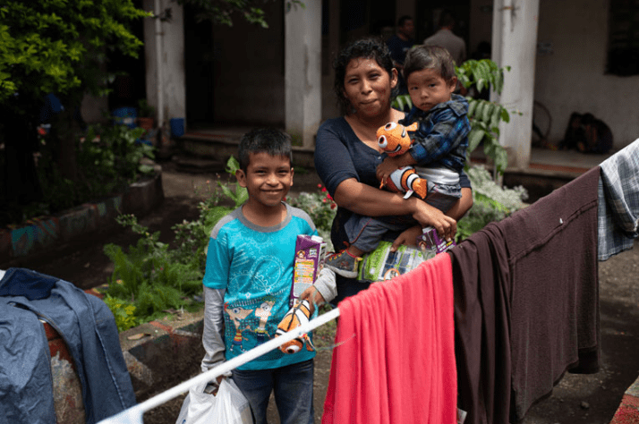 Victims of Fuego Volcano are grateful for food and other critically needed relief supplies.