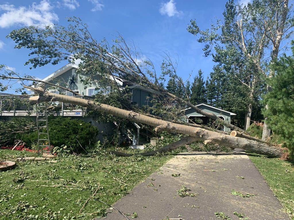 Hurricane Dorian damage in PEI