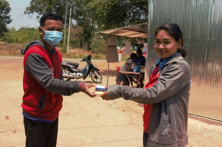 Your gifts help keep young women in school. Not only do they receive hygiene supplies, they are also blessed abundantly by simple resources like safe latrines and clean water at school.