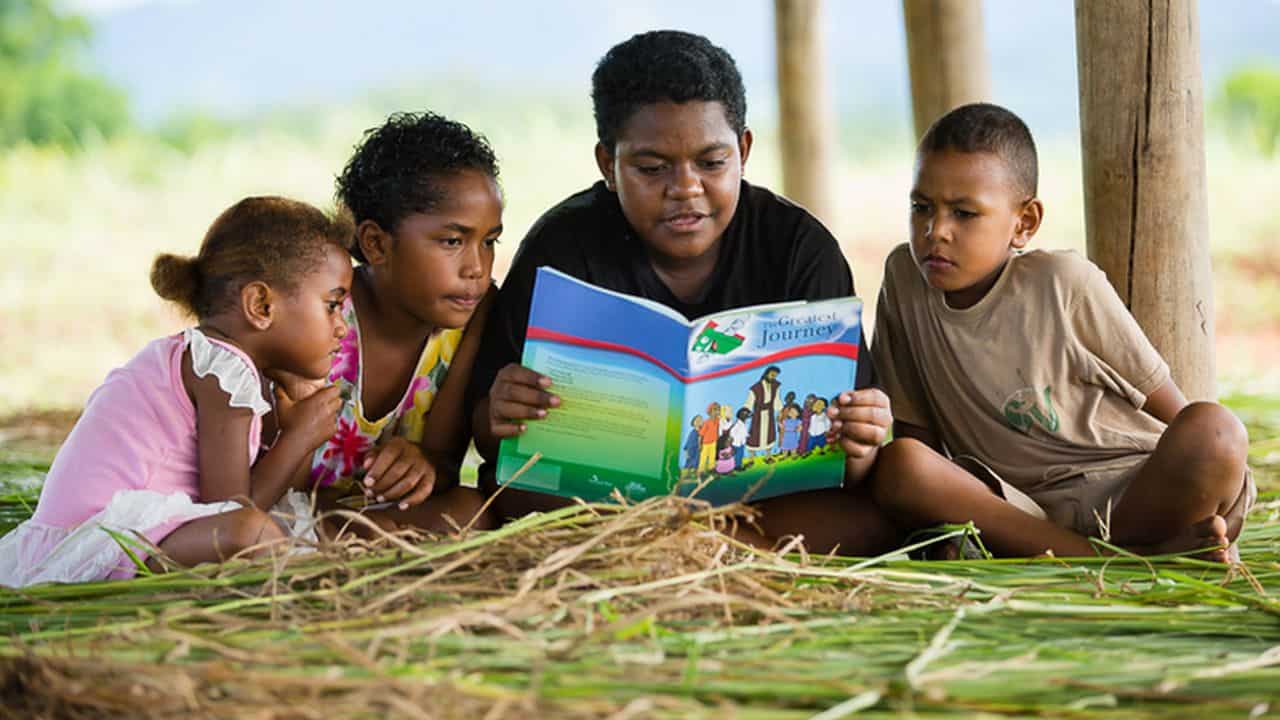 Children in Fiji are learning to follow Christ through The Greatest Journey curriculum.