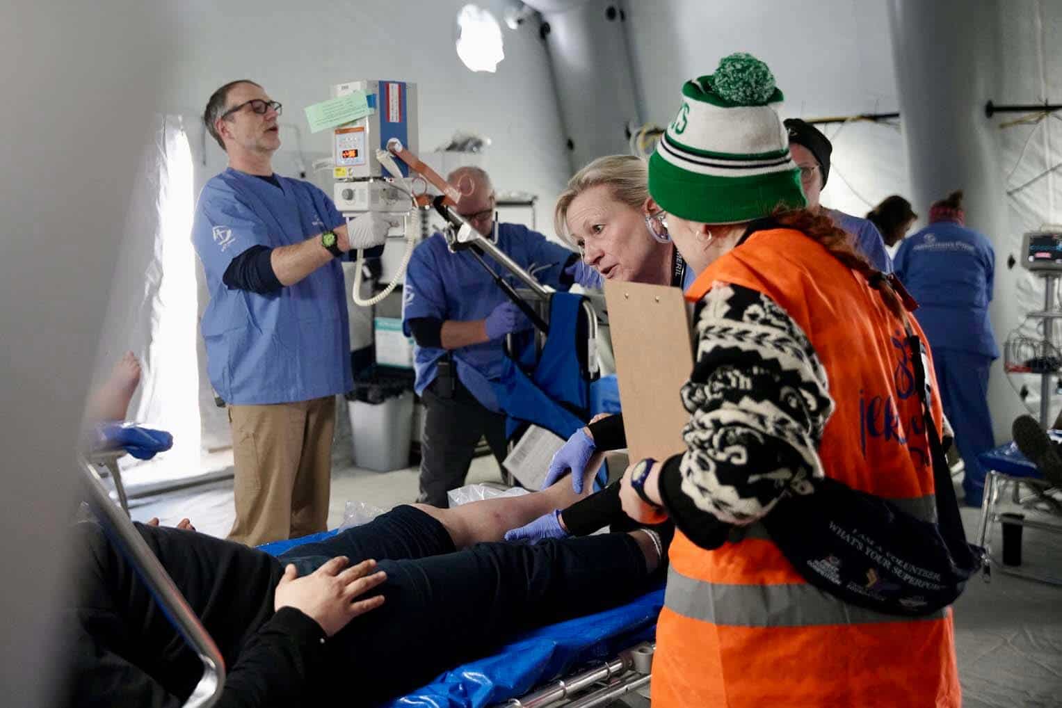 Doctors and nurses are already treating patients at our Emergency Field Hospital in Turkey.