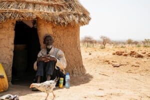 Farmers in rural Niger face malnutrition due to drought conditions.